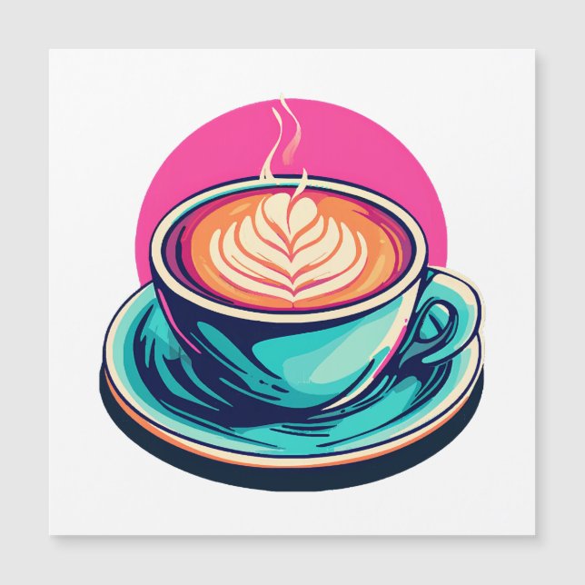 カプチーノのコーヒーカップ (正面)