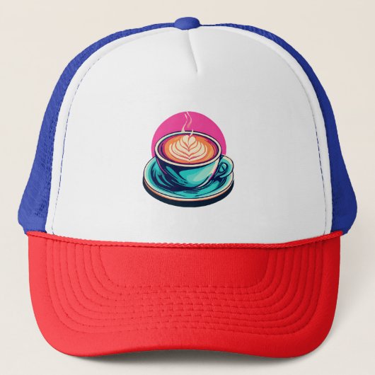 カプチーノのコーヒーカップ キャップ (正面)