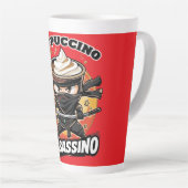 カプチーノアサシノコーヒーラバーズブイタリアンリーンロ カフェラテマグ (右アングル)