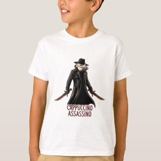 カプチーノアサシーノTシャツ | 暗いユーモアイタリアン Tシャツ