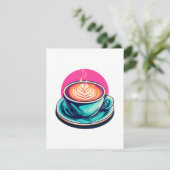 カプチーノコーヒーカップ エンクロージャーカード (スタンド正面)