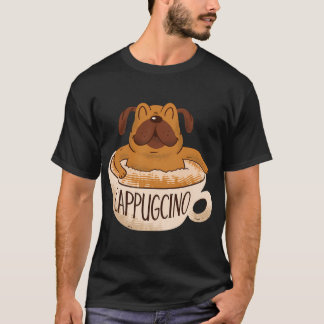カプチーノコーヒーパグ Tシャツ
