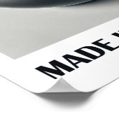 カプチーノコーヒープリントイタリアンラテアートウォール ポスター (角)