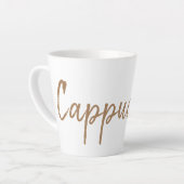 カプチーノコーヒー愛好家エスプレッソ カフェラテマグ (左アングル)