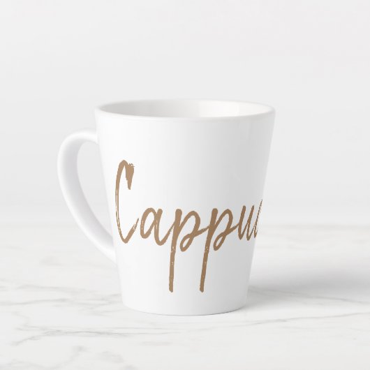 カプチーノコーヒー愛好家エスプレッソ カフェラテマグ (左アングル)