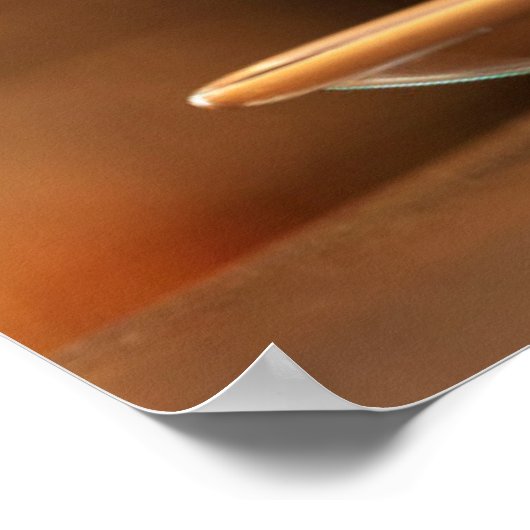 カプチーノコーヒー,イタリア,ヴェネツィア ポスター (角)