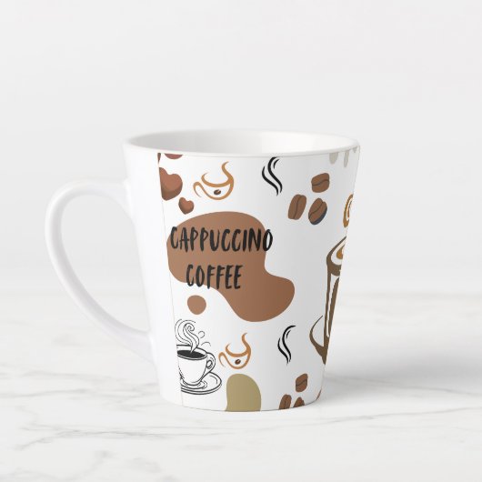 カプチーノコーヒー カフェラテマグ (左)