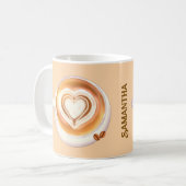 カプチーノコーヒー コーヒーマグカップ (正面左)