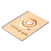 カプチーノコーヒー ノートブック (左側)