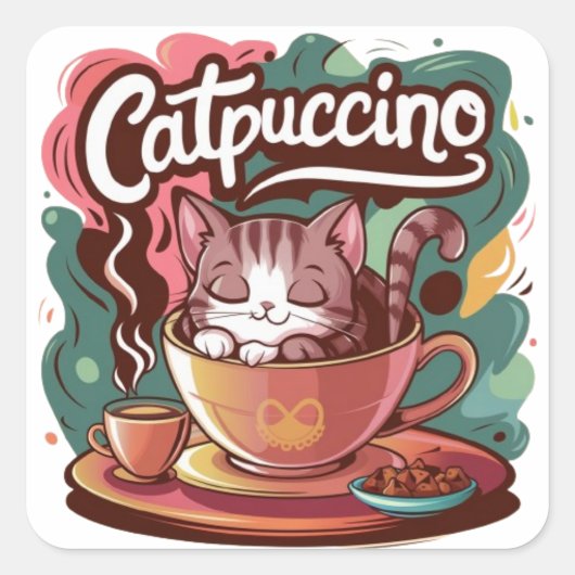 カプチーノデライト スクエアシール (正面)