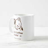 ☕🐾カプチーノビベス コーヒーマグカップ (正面左)