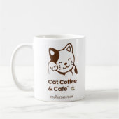 ☕🐾カプチーノビベス コーヒーマグカップ (左)