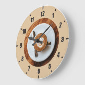 カプチーノ時計 ラージ壁時計 (傾斜)