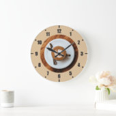 カプチーノ時計 ラージ壁時計 (ホーム)