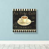 カプチーノ杯 キャンバスプリント (インサイチュ (ウッドフロア))