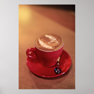 カプチーノ空白の ポスター