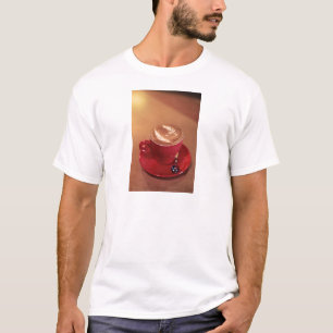 カプチーノ空白の Tシャツ
