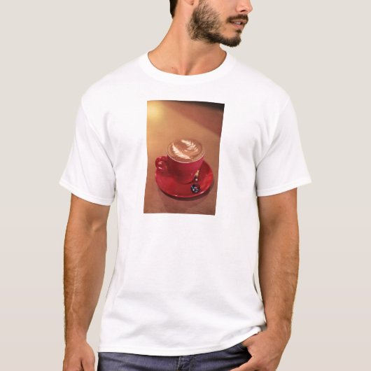 カプチーノ空白の Tシャツ (正面)