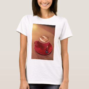 カプチーノ空白の Tシャツ