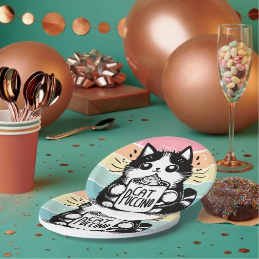 カプチーノ3 ペーパープレート (複数)