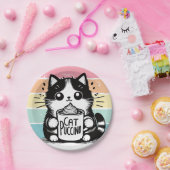 カプチーノ3 ペーパープレート (パーティー)