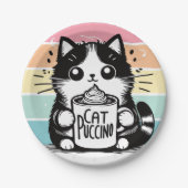 カプチーノ3 ペーパープレート (正面)