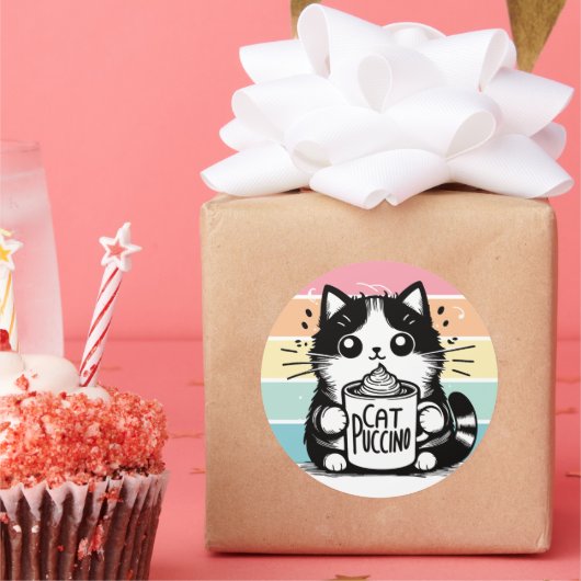 カプチーノ3 ラウンドシール (パーティー)