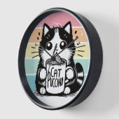 カプチーノ3 壁時計 (傾斜)