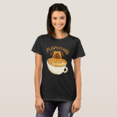 カプチーノ・パグ Tシャツ (正面フル)