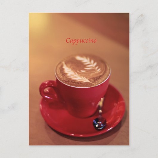 カプチーノ ポストカード (正面)
