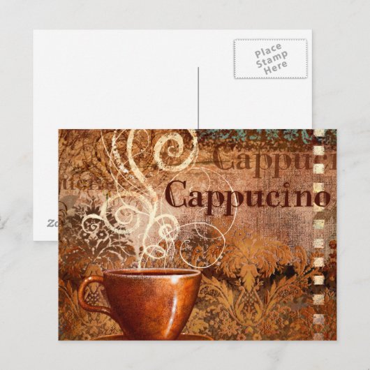 カプチーノ ポストカード (正面/裏面)
