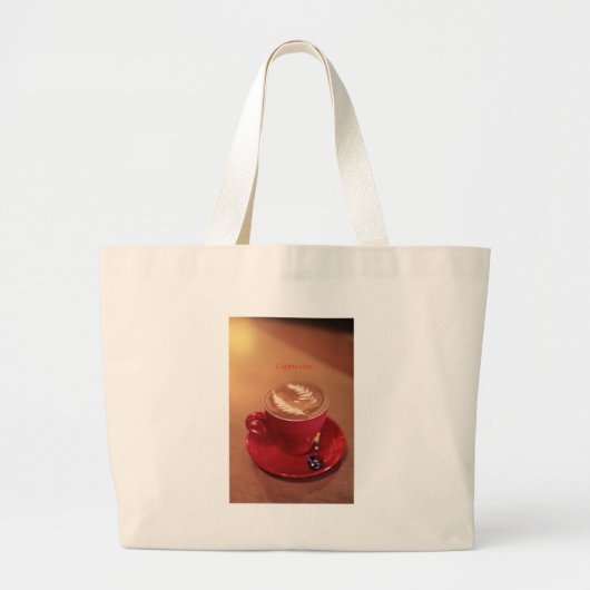 カプチーノ ラージトートバッグ (正面)