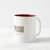 カプチーノ – 強いコーヒー風味 ツートーンマグカップ (正面右)