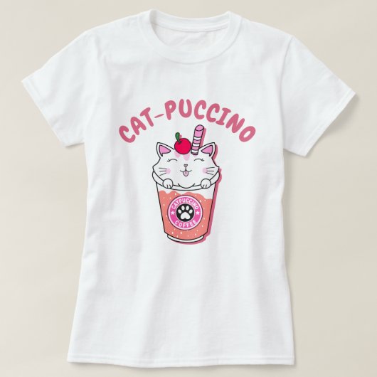 カプチーノ Tシャツ (デザイン正面)