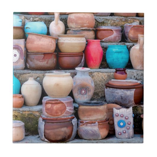 カプドチアの陶器 タイル (正面)