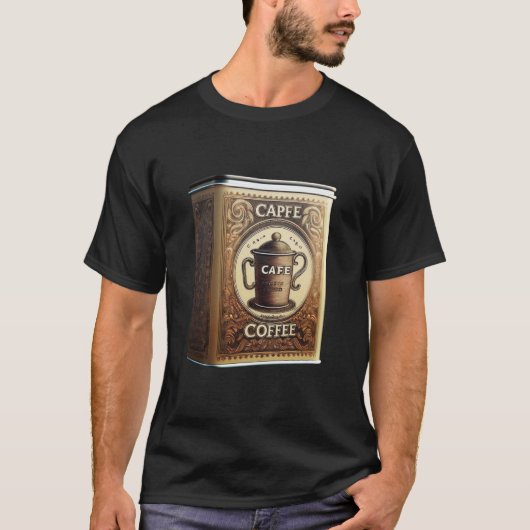 カプフェコーヒー古いコーヒファッションドースズ Tシャツ (正面)