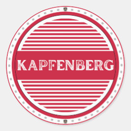 カプフェンベルク市誇りエンブレム - オーストリアのアイデンティティ ラウンドシール