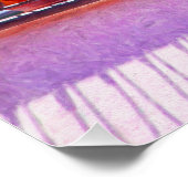 カプリのテラコッタヘブン：壁に飾られたイタリア ポスター (コーナー)