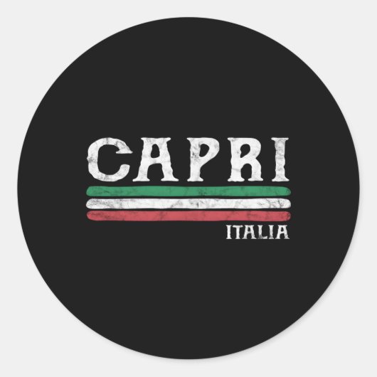 カプリイタリアイタリアイタリアンリア ラウンドシール (正面)