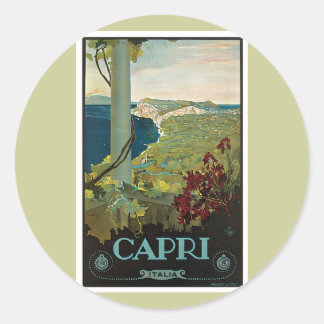 カプリイタリアイタリアヴィンテージ ラウンドシール