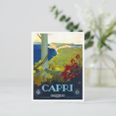 カプリイタリアヴィンテージ旅行 ポストカード (スタンド正面)
