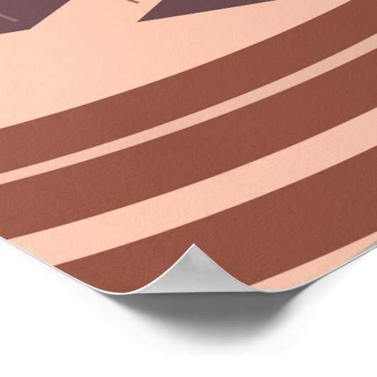 カプリイタリア旅行ポスターブルー海 ポスター (角)