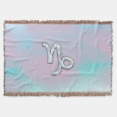 カプリコン星座のマザーオブパール スローブランケット (正面)