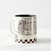 カプリコーヒー/ティーマグカップ ツートーンマグカップ (正面左)