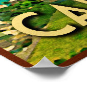 カプリスイタリアヴィンテージトラベル ポスター (角)