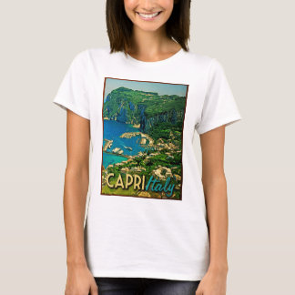 カプリスイタリアヴィンテージトラベル Tシャツ