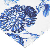 カプリブルーヴィンテージ植物フローラトイレ2号 ショートテーブルランナー (コーナー)