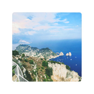 カプリメタルアートのボート メタルプリント