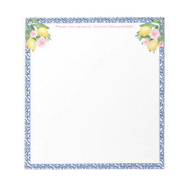 カプリレかわいらしモンズブルータイル |のデスクから ノートパッド