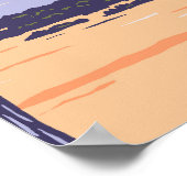 カプリン火山国定記念碑ヴィンテージ ポスター (角)